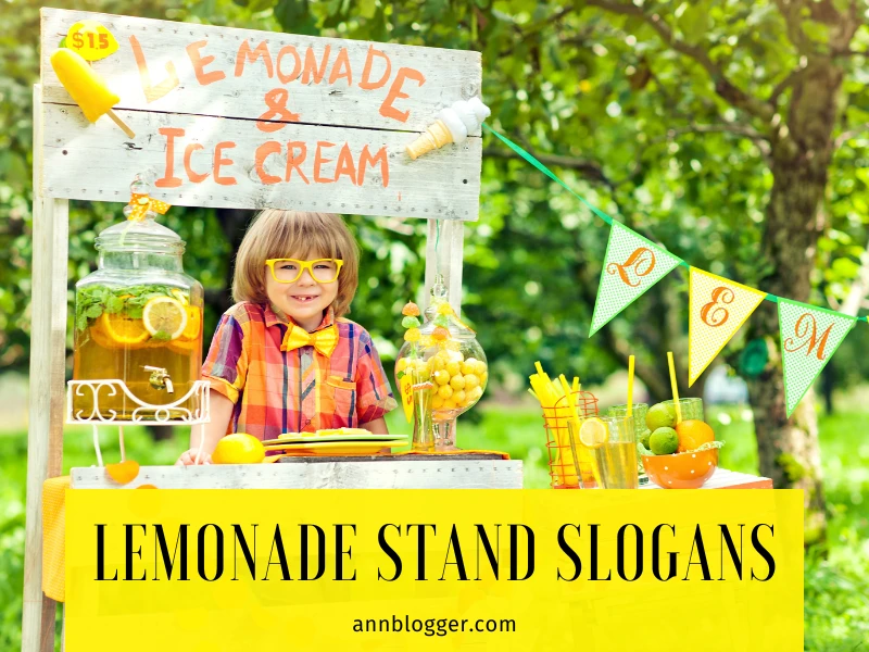Lemonade Stand Slogans