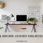 Work From Home and Remote Work Differences