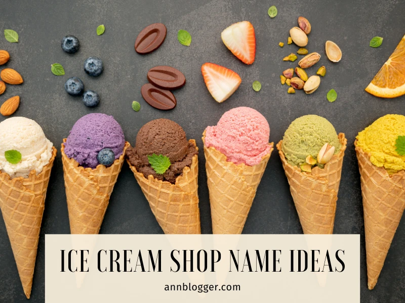 Ice Cream Shop Name Ideas