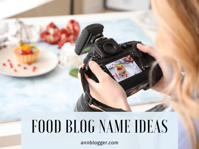 food blog name ideas