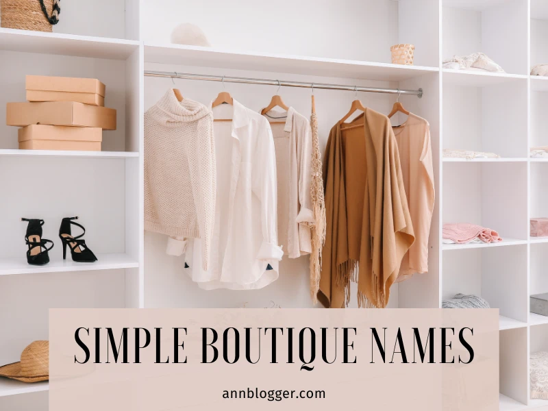 Simple Boutique Names