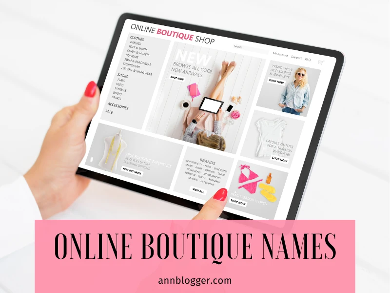 online boutique names