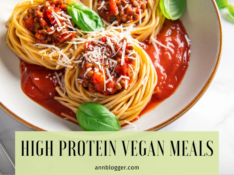 High Protein Vegan Meals