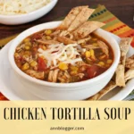 Easy Creamy Chicken Tortilla Soup