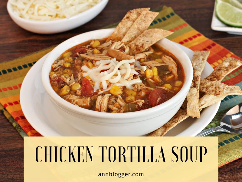 Easy Creamy Chicken Tortilla Soup