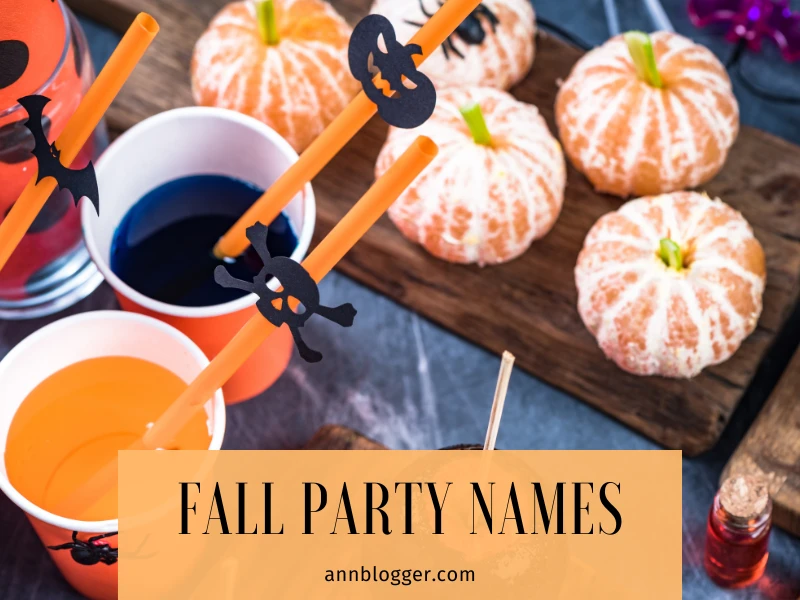 Fall Party Names