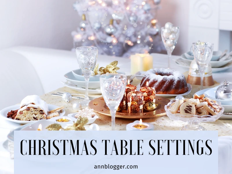 christmas table setting ideas