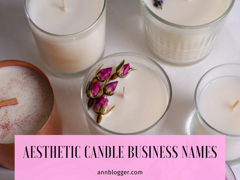 Aesthetic Candle Business Names