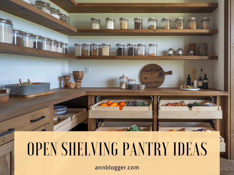 Open Shelving Pantry Kitchen Ideas