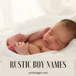 Rustic Boy Names