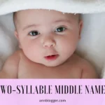 Two-Syllable Middle Names