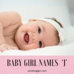 Baby Girl Names Starting With J