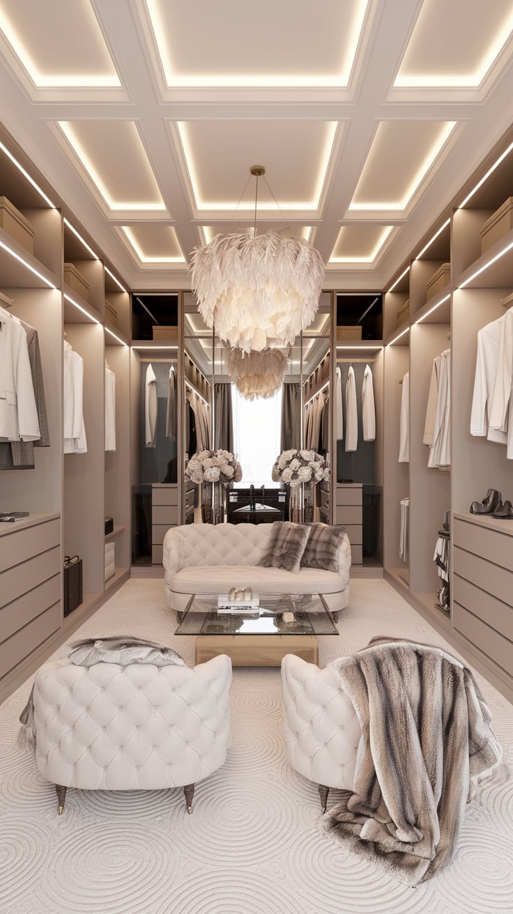 Elegant and Luxurious Walk-In Closet Ideas - Ann Blogger